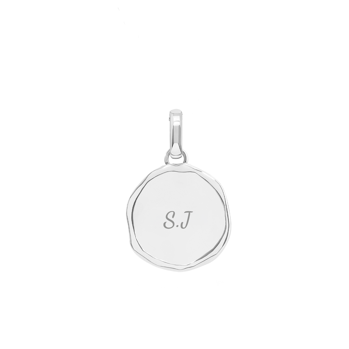 Talisman Swallow Birthstone Necklace (Silver)