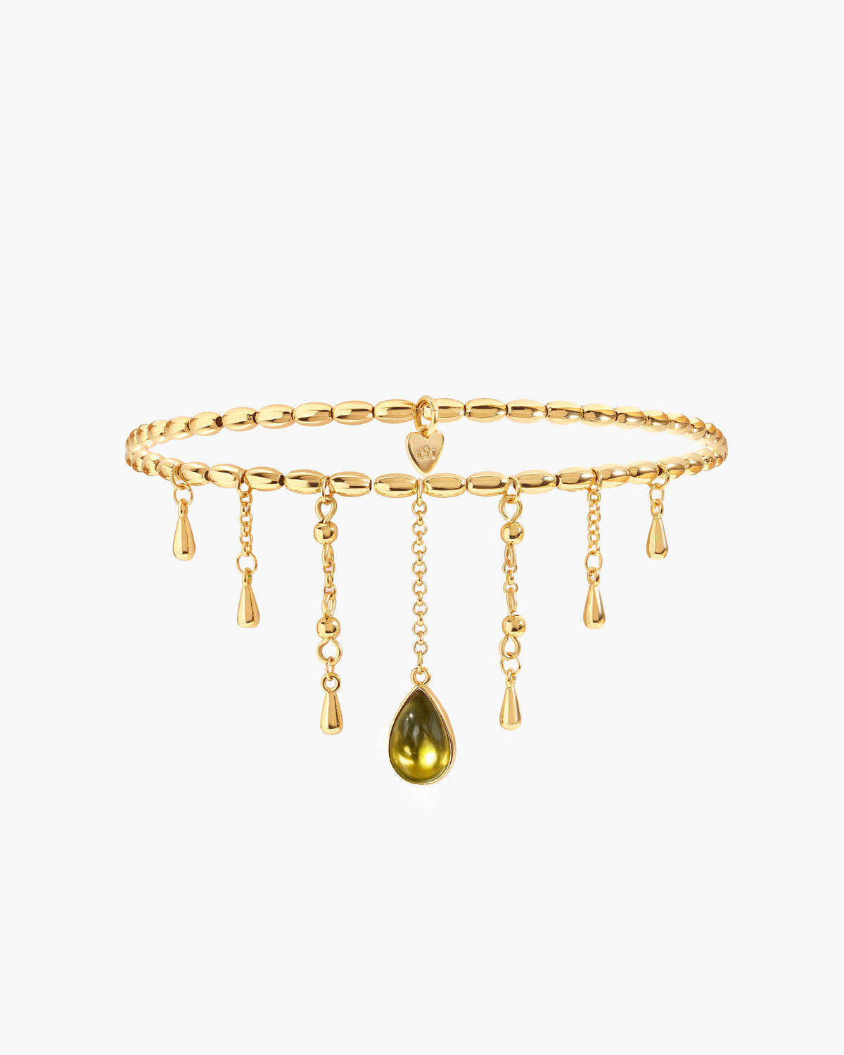 Waterdrop Anklet in Silver