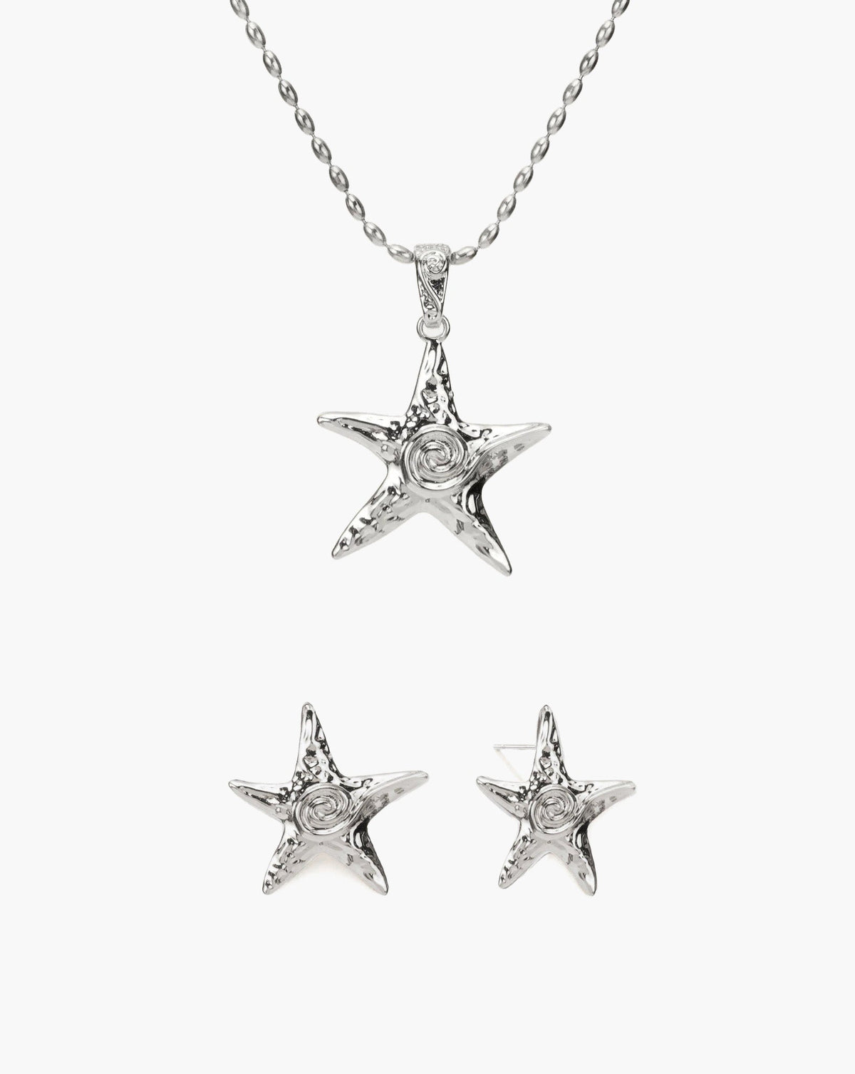 Starfish Necklace & Earrings Set