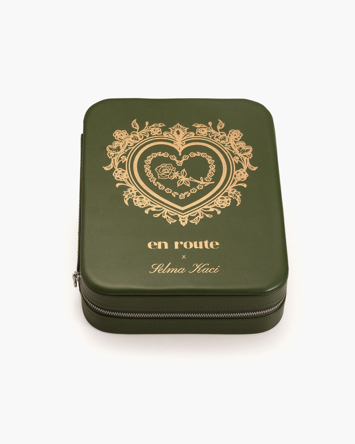 Isola Heart Jewelry Box in Beige