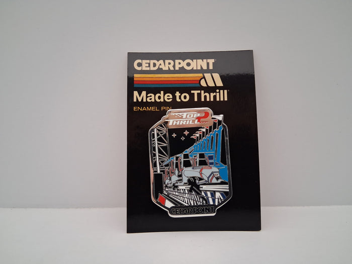 Cedar Point Top Thrill 2 Lapel Enamel Pin