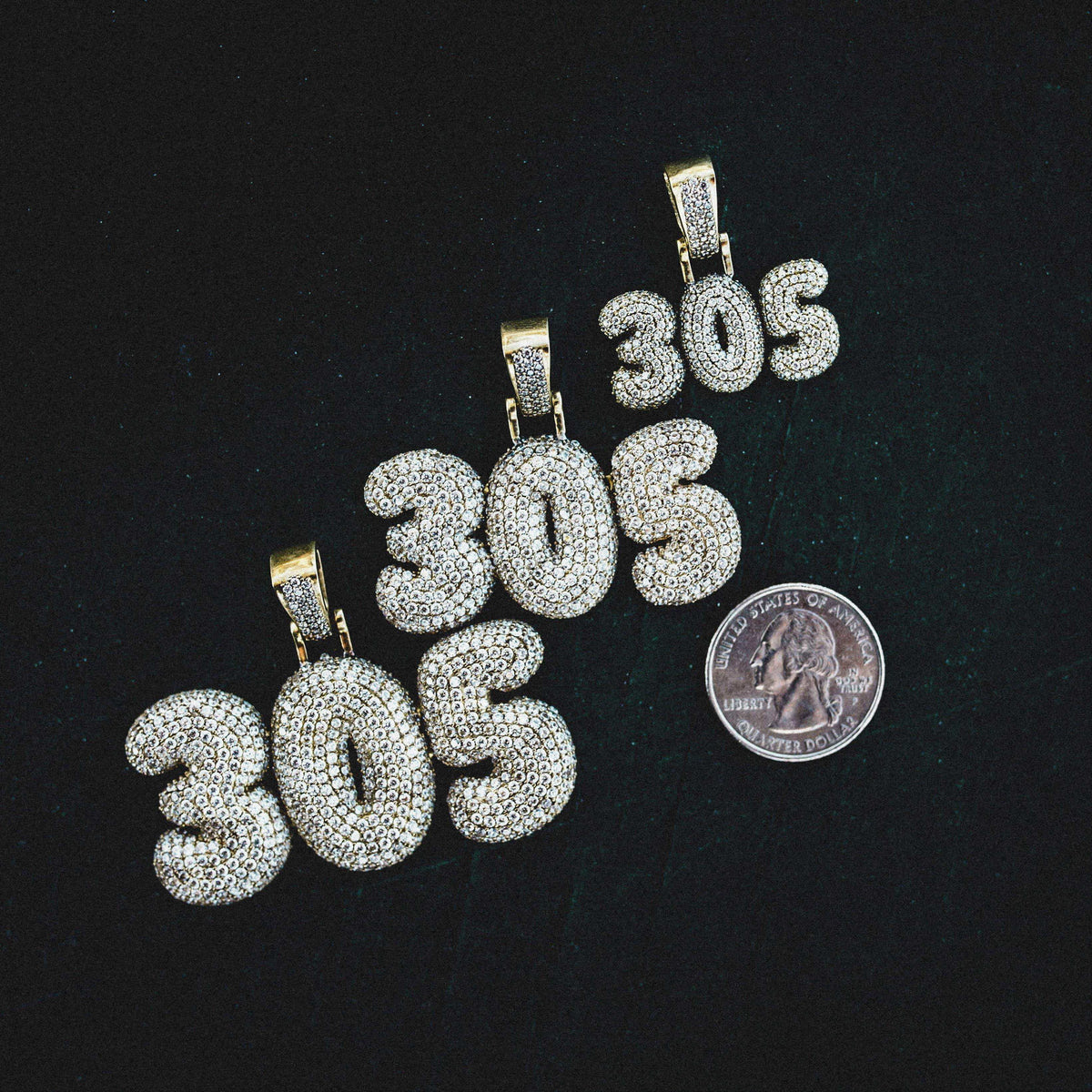 Custom Bubble Necklace Additional Letters