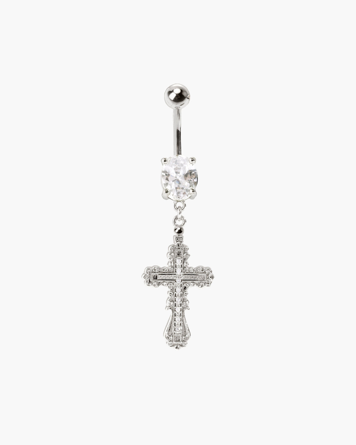 Everette Cross Belly Ring
