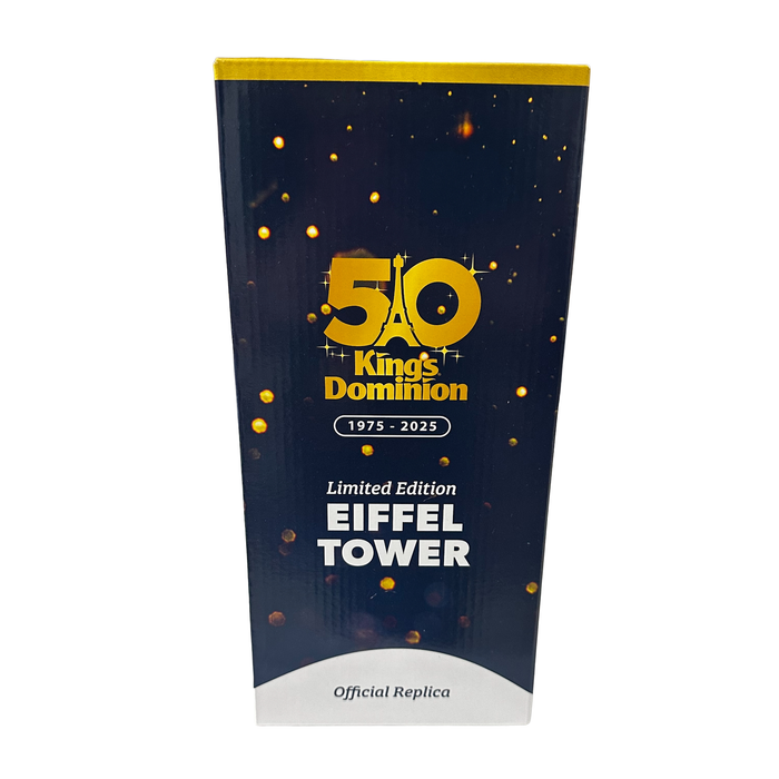 Kings Dominion Limited Edition 50th Anniversary Eiffel Tower Figure