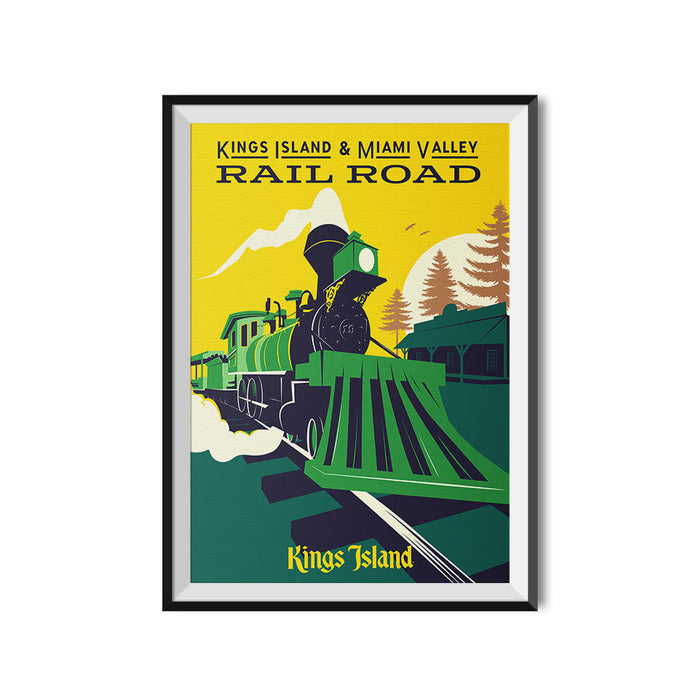 Kings Island KI & MV Railroad Poster