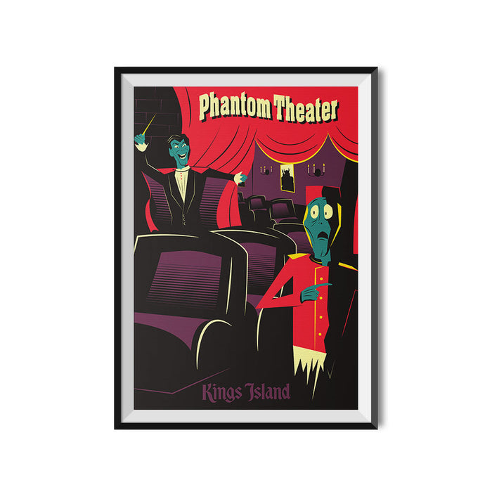 Kings Island Phantom Theater Poster
