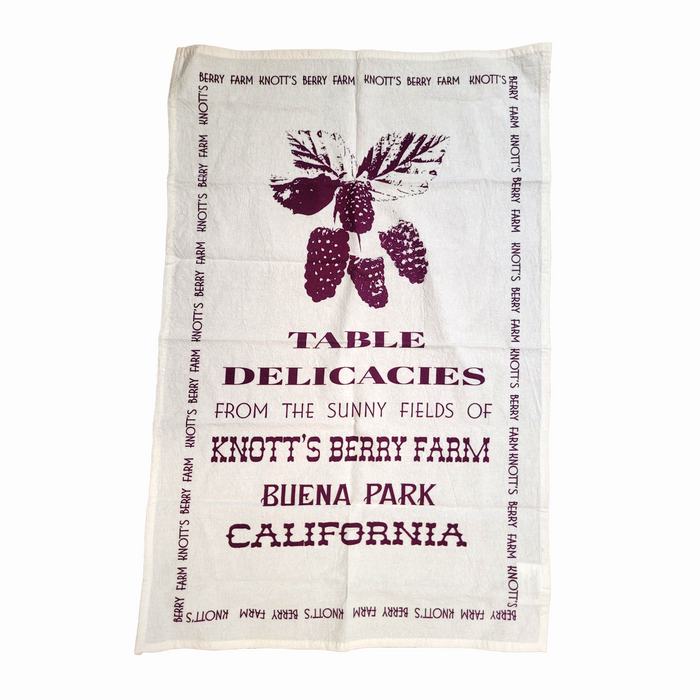 Knott's Berry Farm Boysenberry Tea Towel