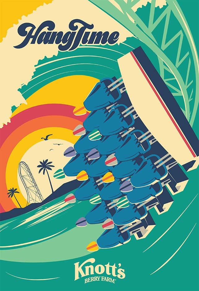 Knott's Berry Farm Hangtime Poster
