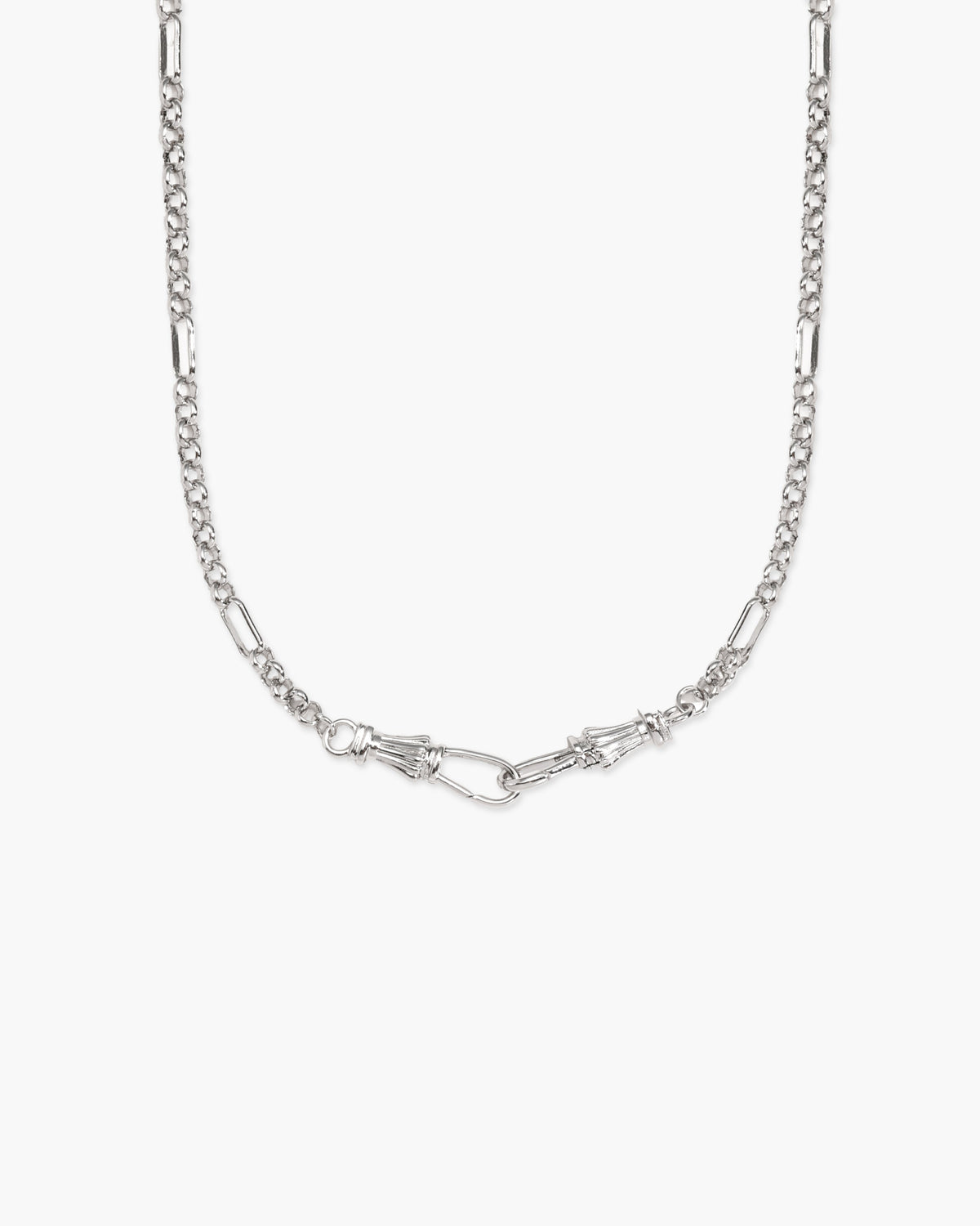Deco Clasp Custom Charm Necklace