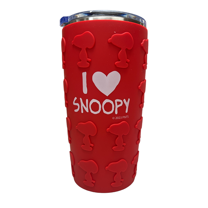 PEANUTS® 20 oz. I Love Snoopy Red Tumbler