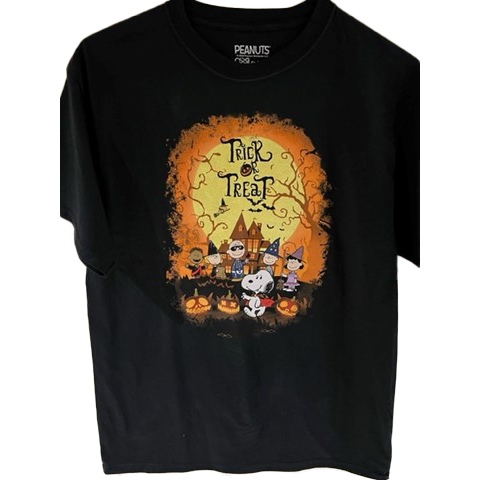 PEANUTS® Gang Trick or Treat Halloween Adult Tee