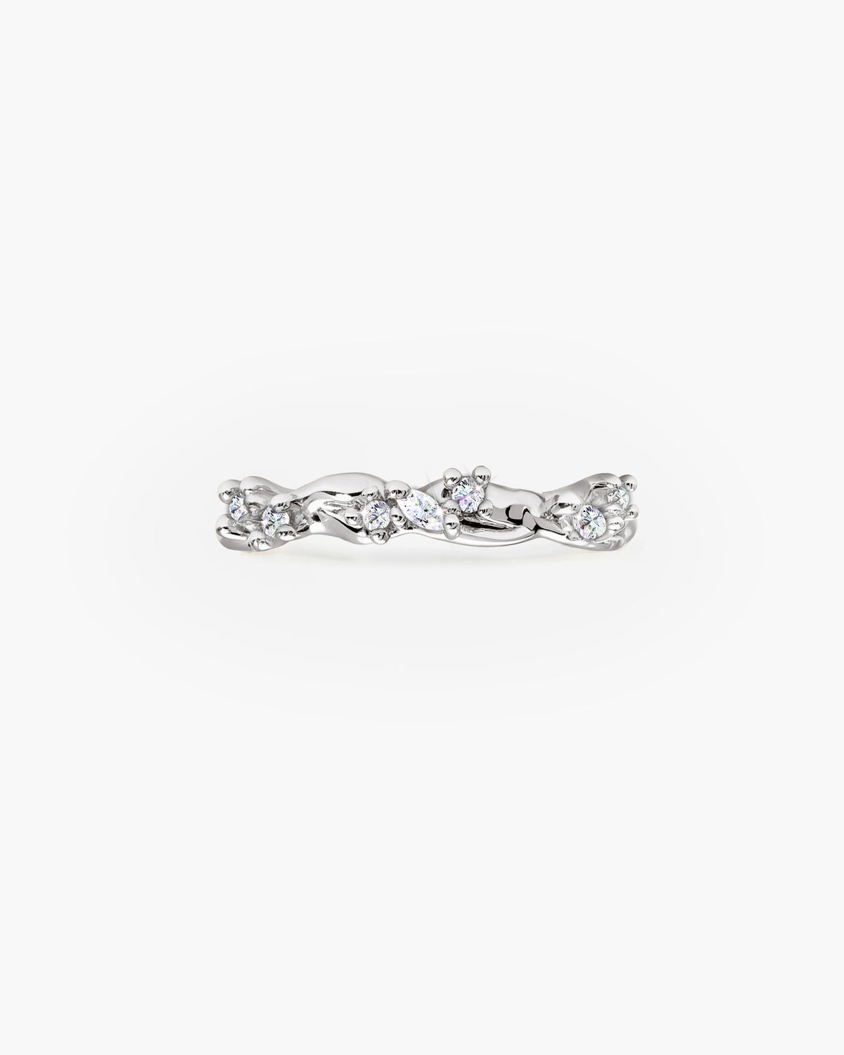 Moonlit Ivy Ring