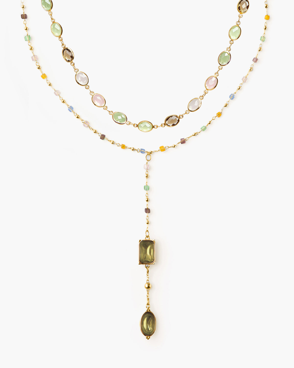 The Celestial Romance Necklace Set in Silver