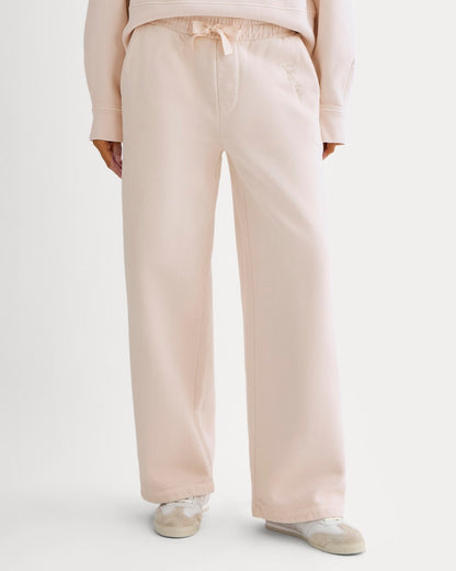Everlane x The Laufey Foundation Wide-Leg Sweatpant | Pale Peony