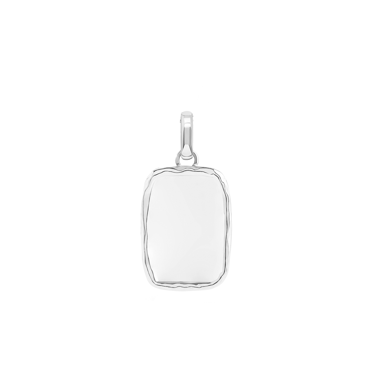 Talisman Token Birthstone Necklace (Silver)