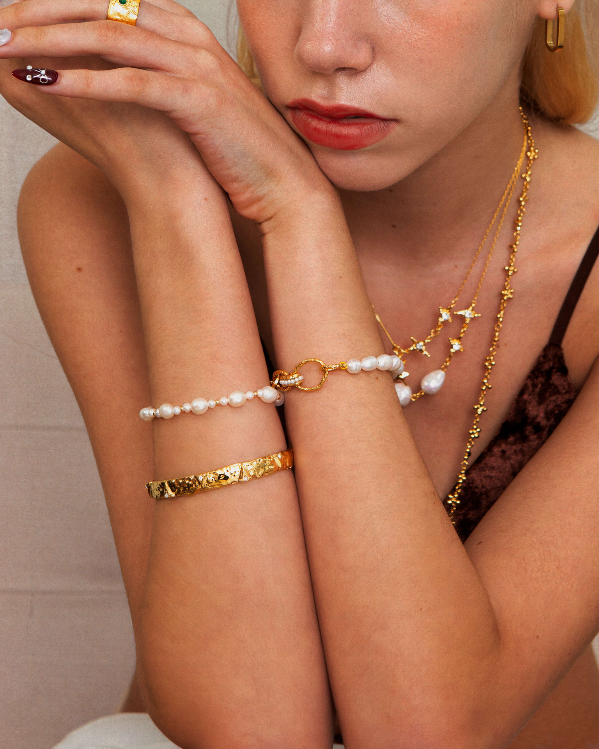 Kayla Pearl Bracelet