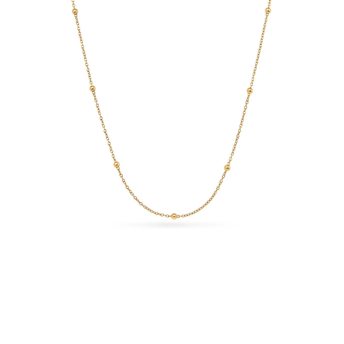 Written In The Stars Handwriting Tag Necklace (Gold)