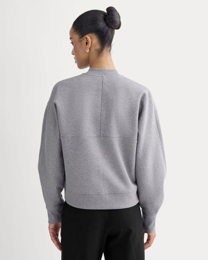 Luxe Fleece Bomber Jacket | Vintage Heather Grey