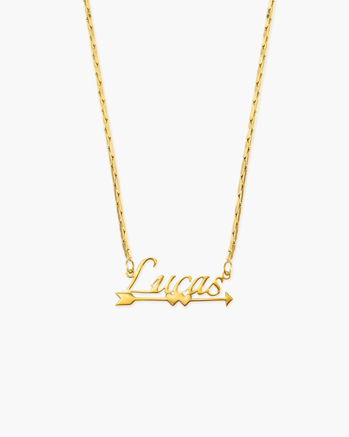 Personalized Name Necklace, Cupid's Arrow