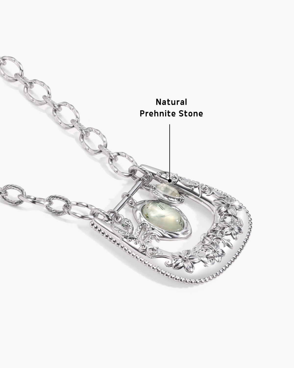 Orbit Charm Buckle Pendant Necklace