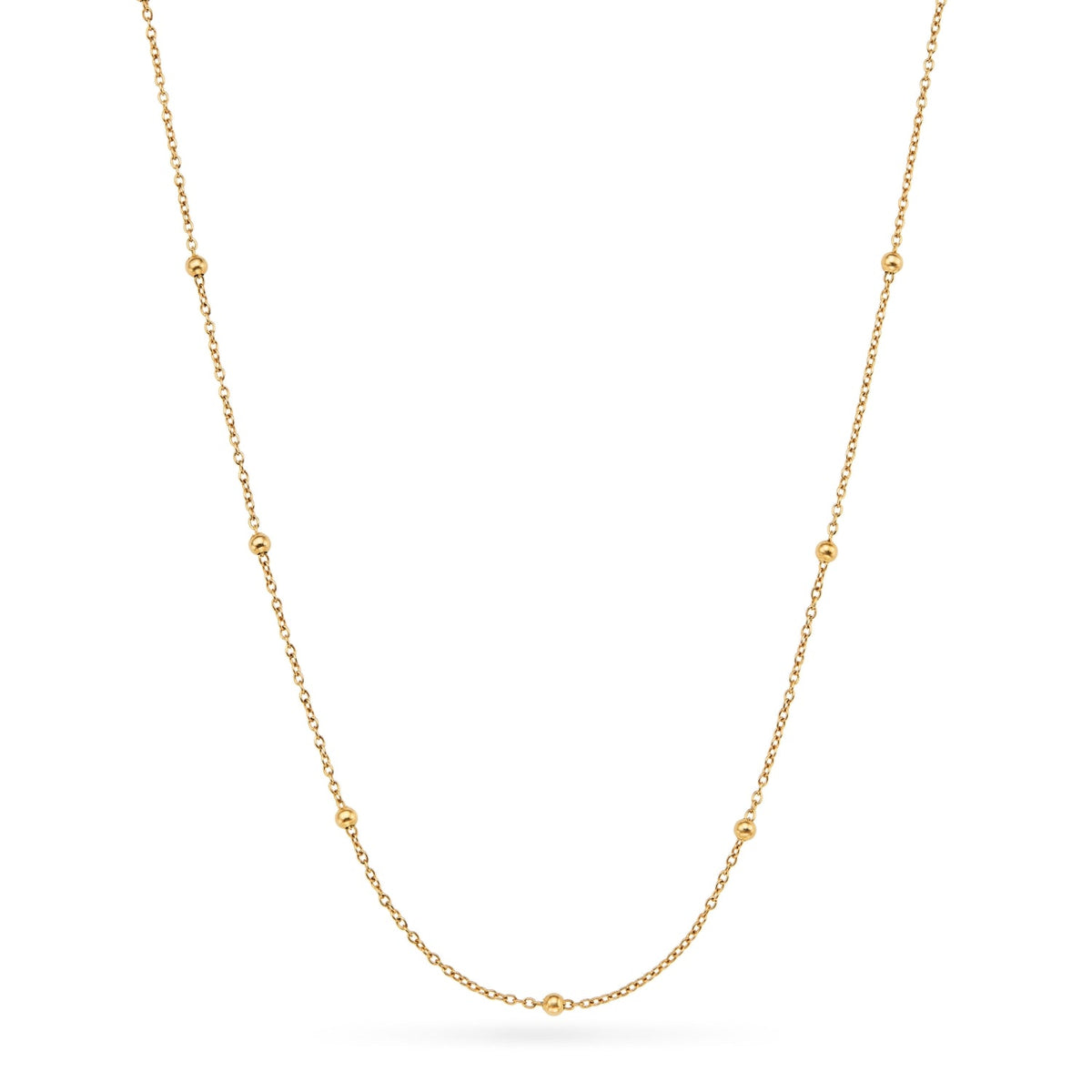 Written In The Stars Handwriting Tag Necklace (Gold)