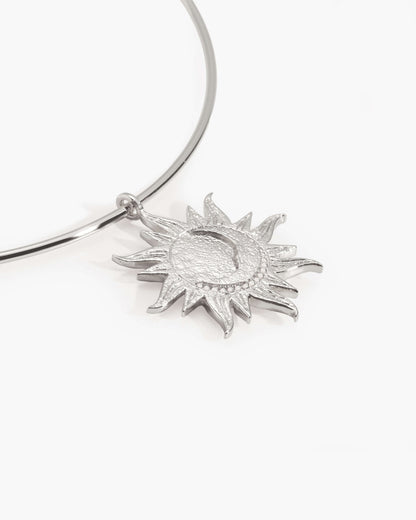 Astra Choker Necklace in Silver