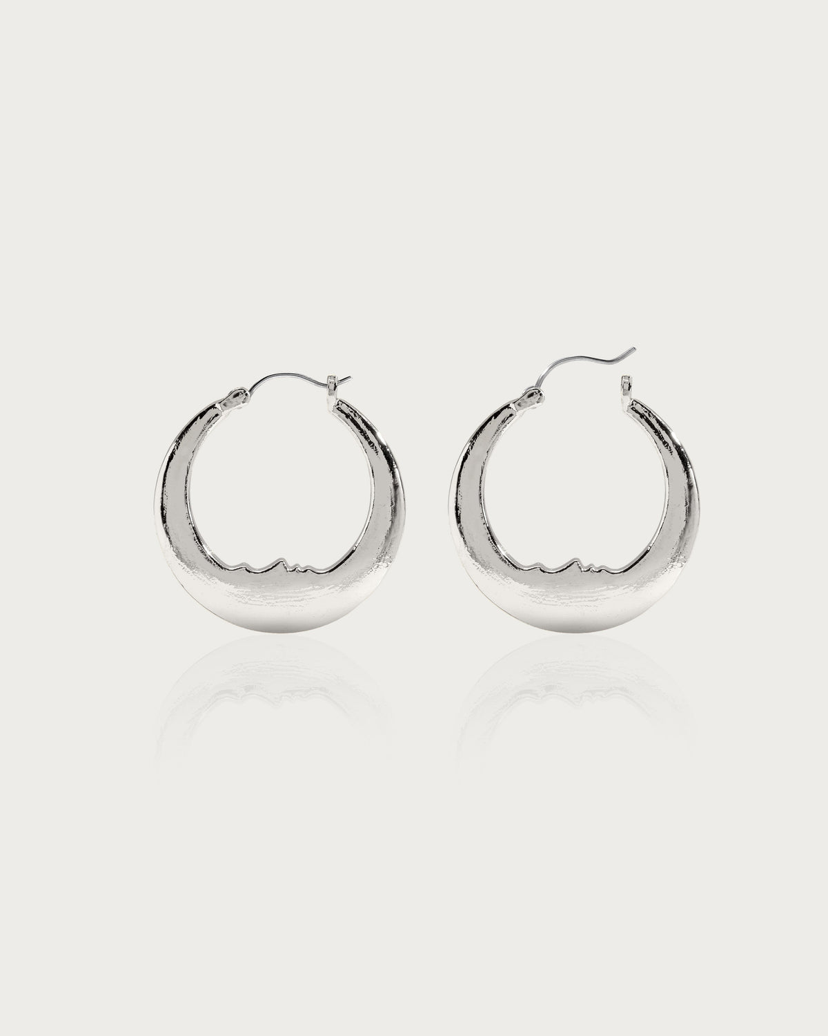 Luna Earrings in Silver