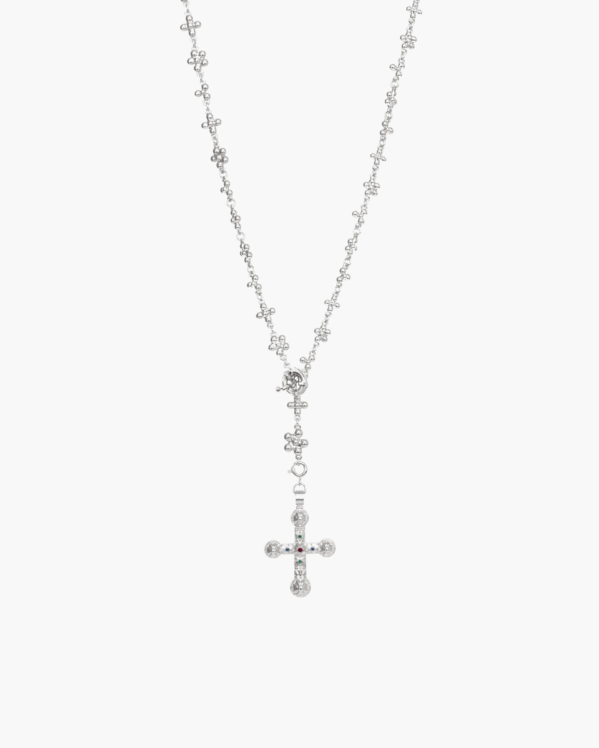 Daisy Molecule Chain in Silver