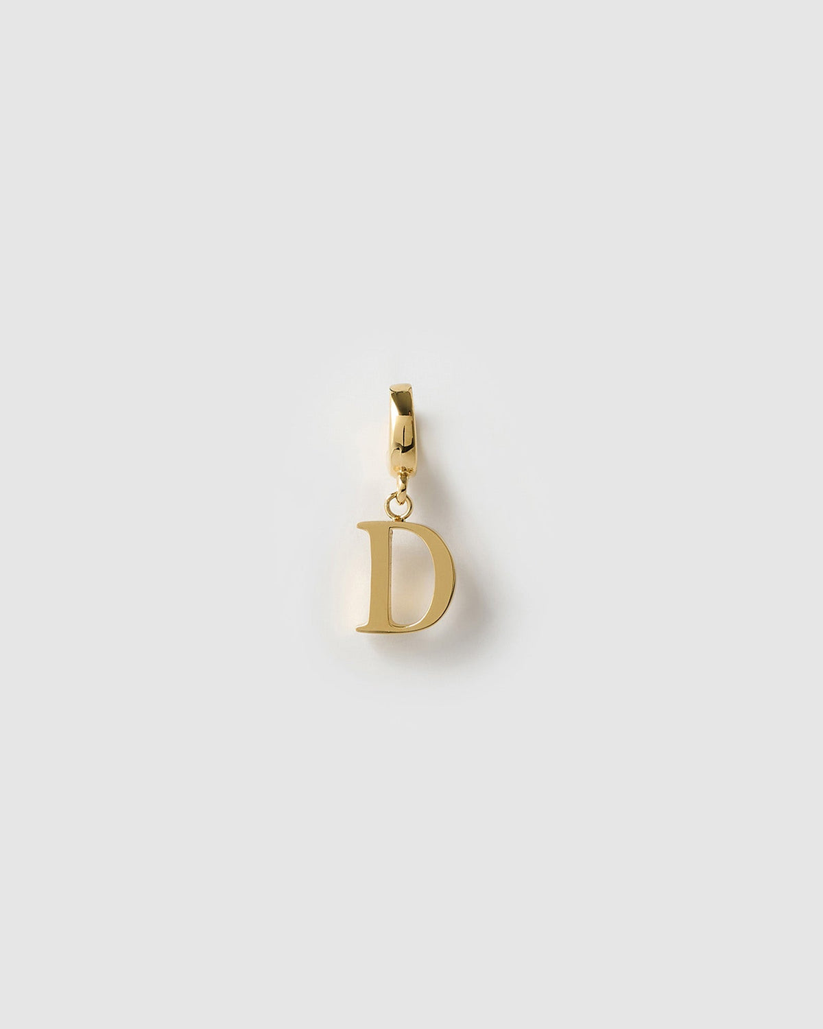 Alphabet Clip-On Gold Charm