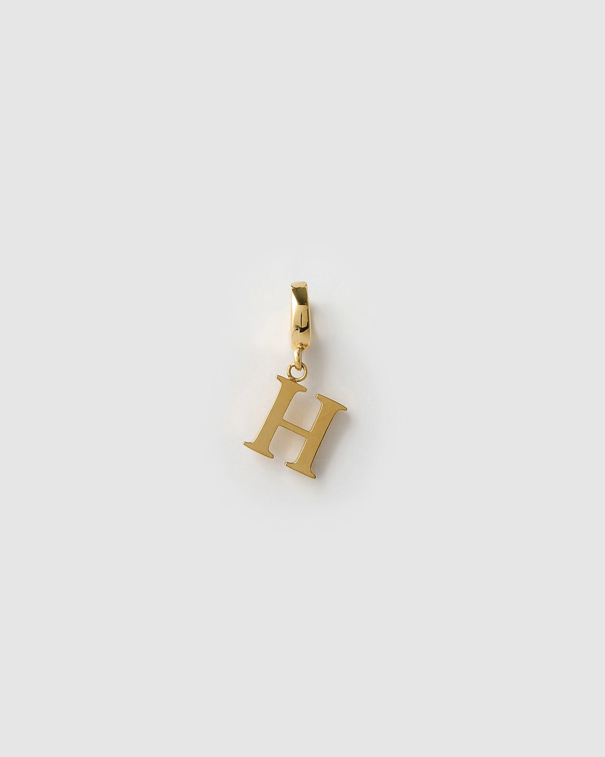 Alphabet Clip-On Gold Charm