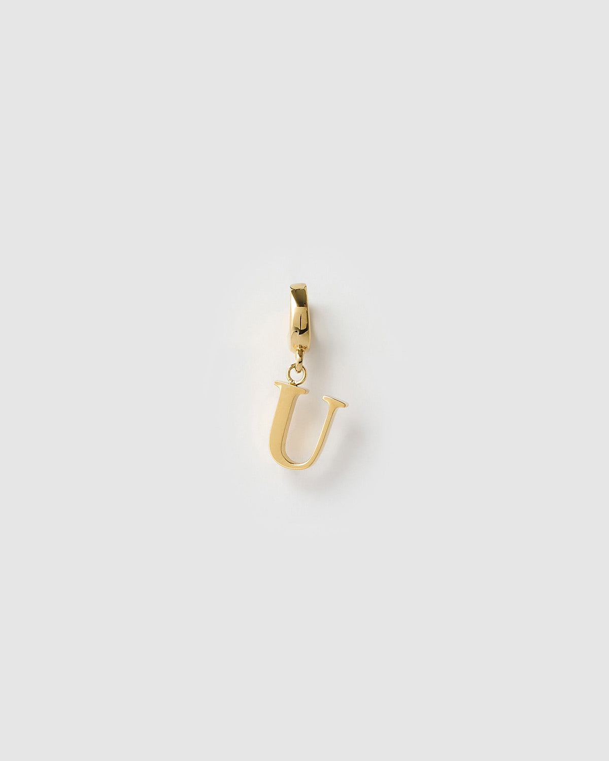 Alphabet Clip-On Gold Charm
