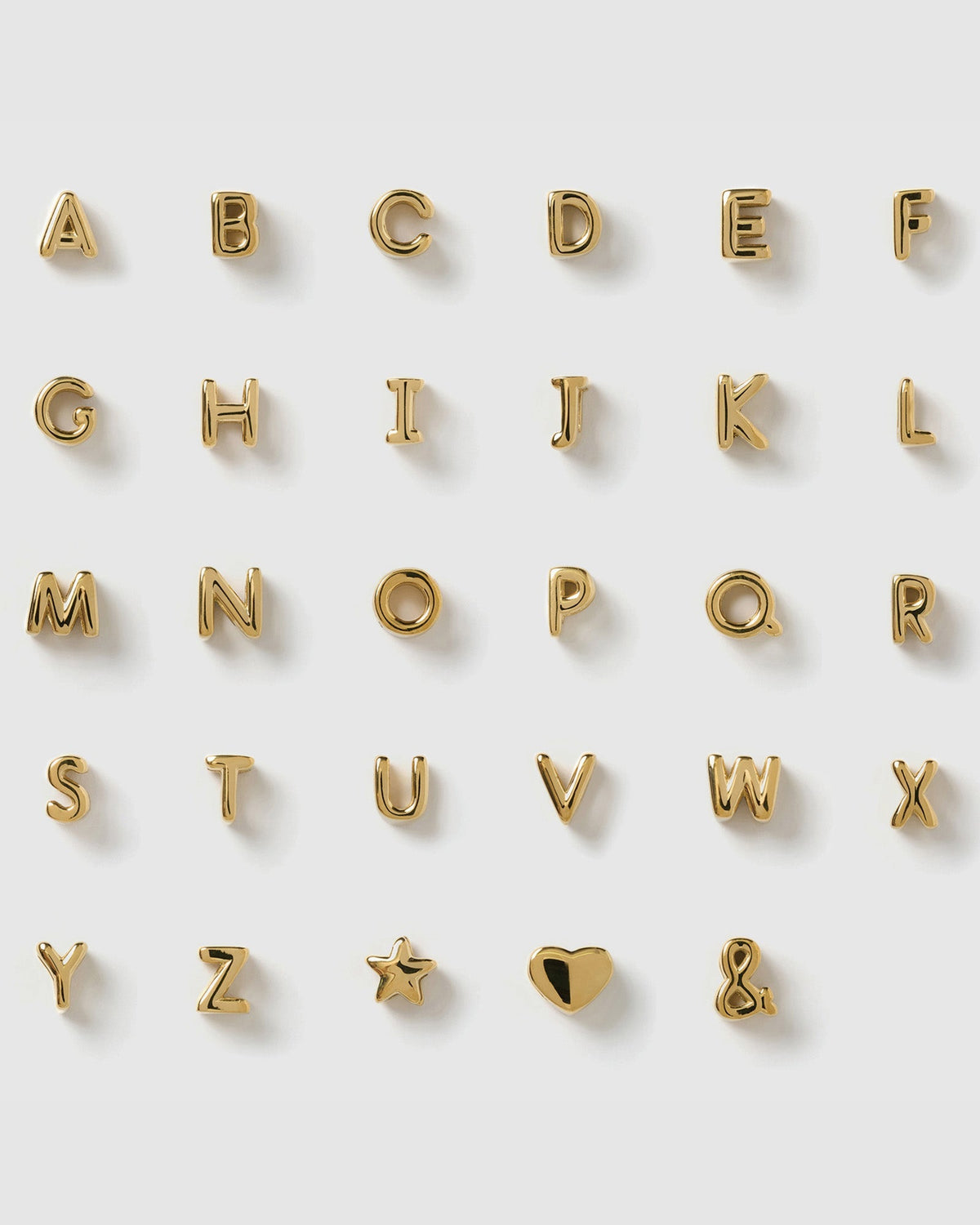 Alphabet String Bracelet - Coffee