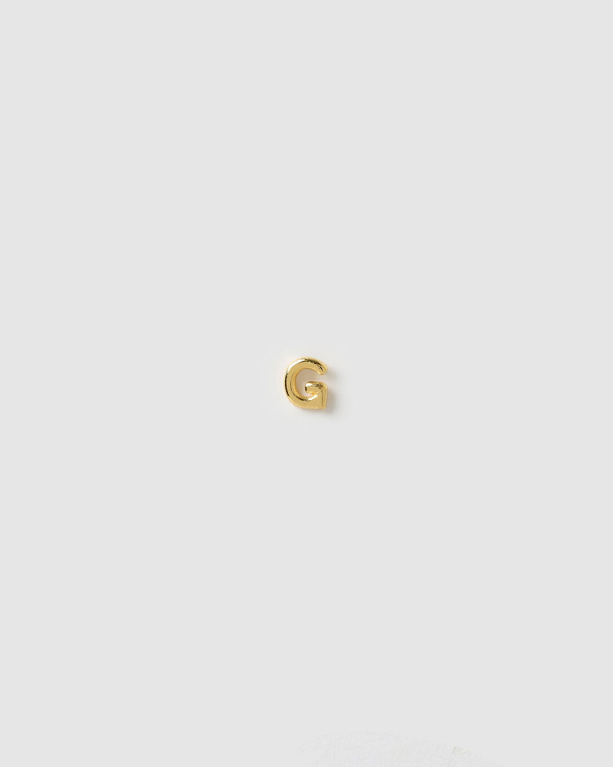 Alphabet Gold Single Stud