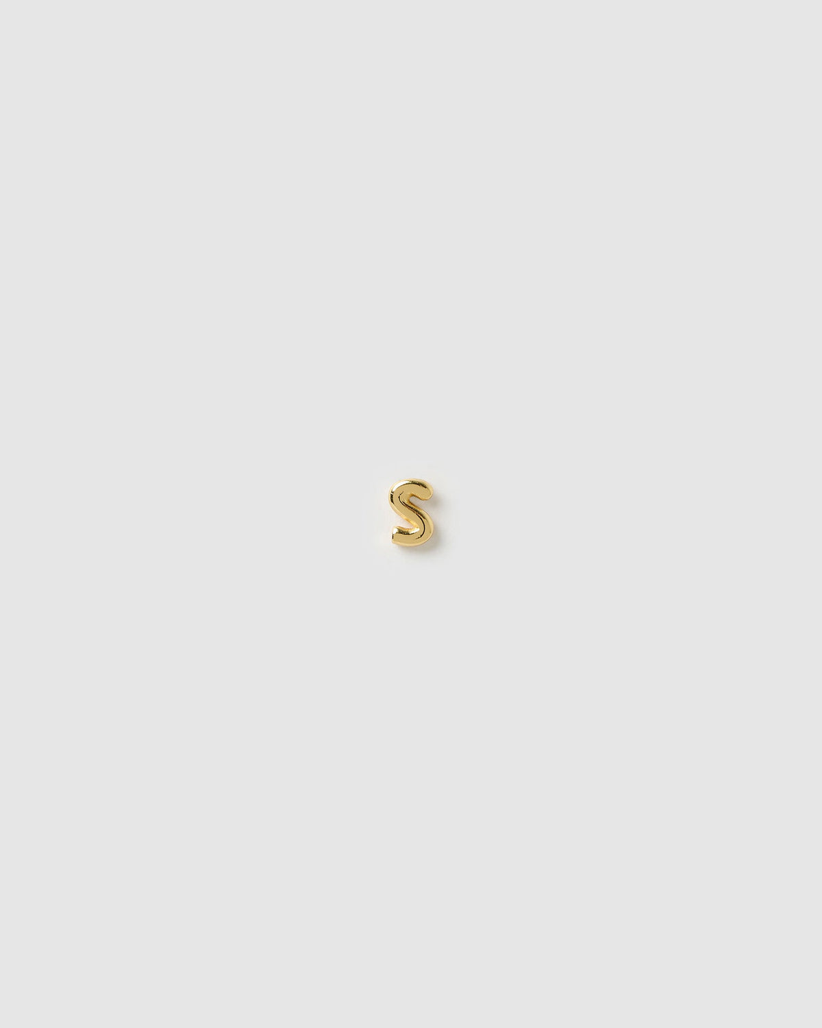 Alphabet Gold Single Stud