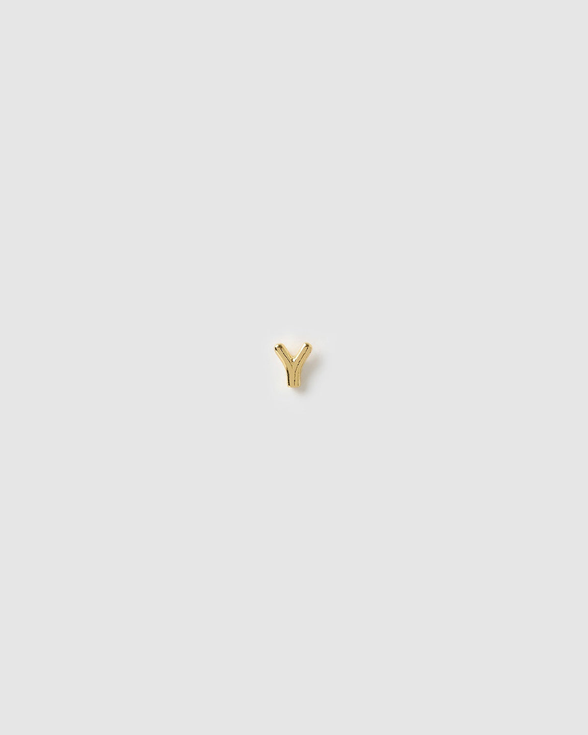 Alphabet Gold Single Stud