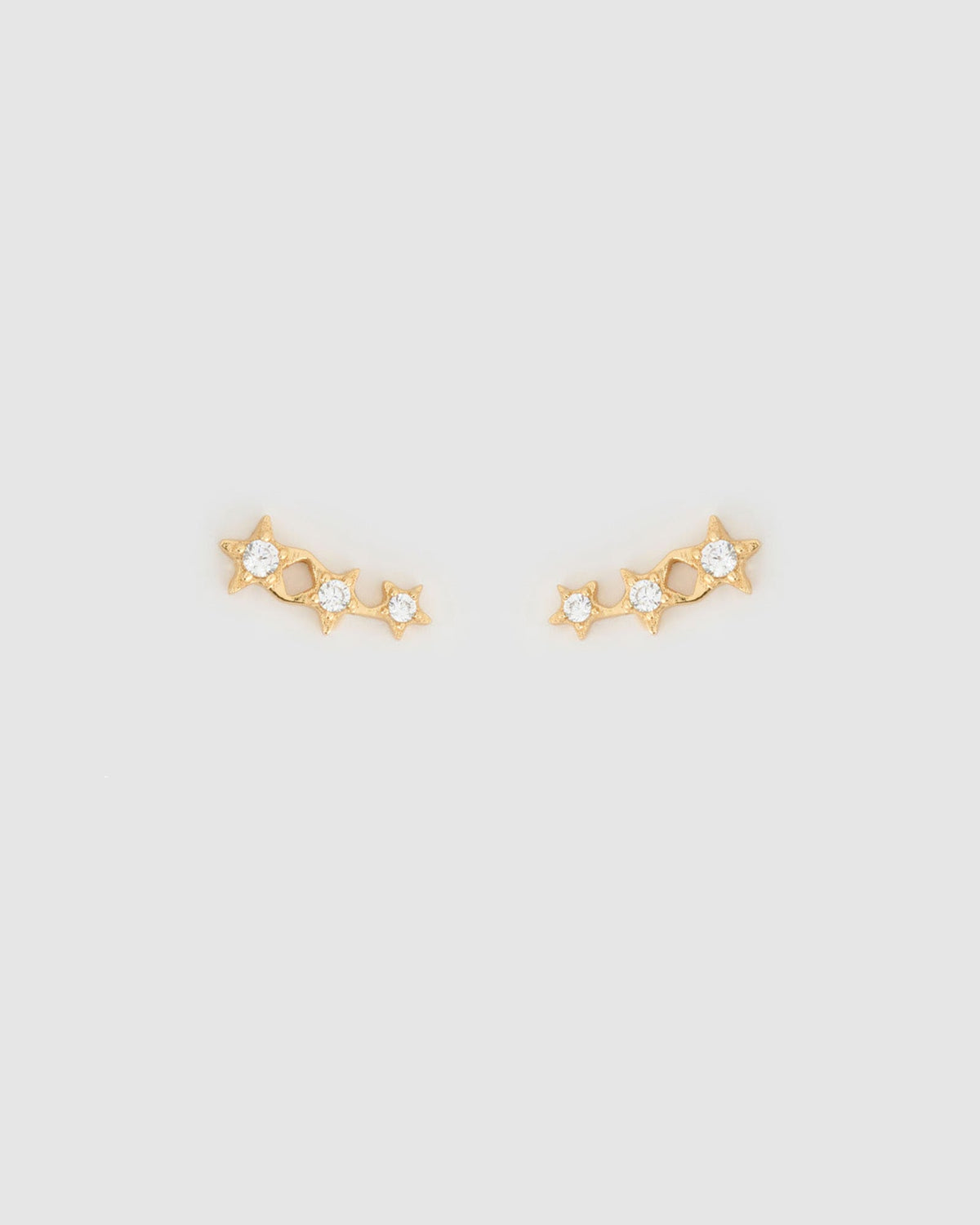 Astra Triple Star Earrings