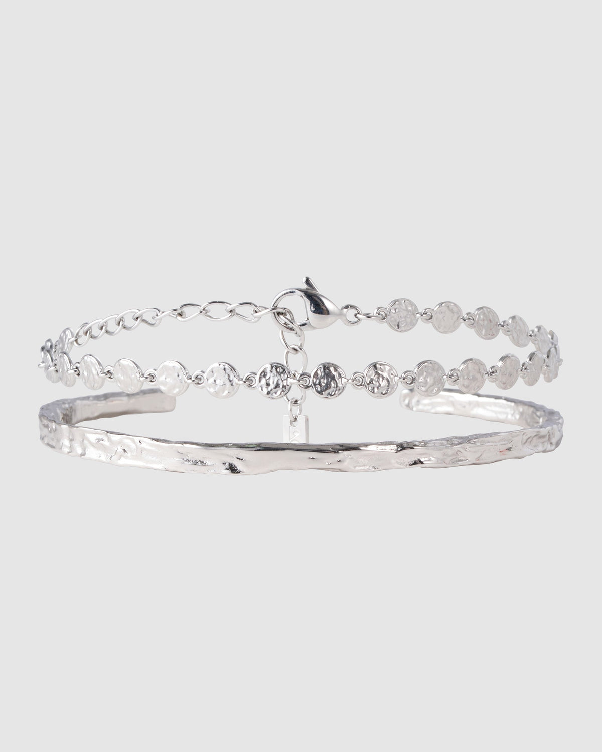 Atelio Bracelet Stack - Silver