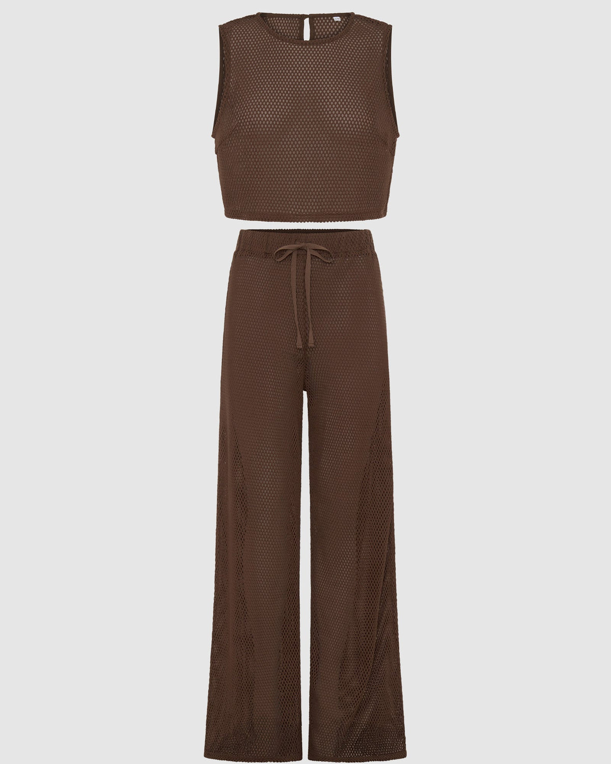 Bari Pants Set - Chocolate