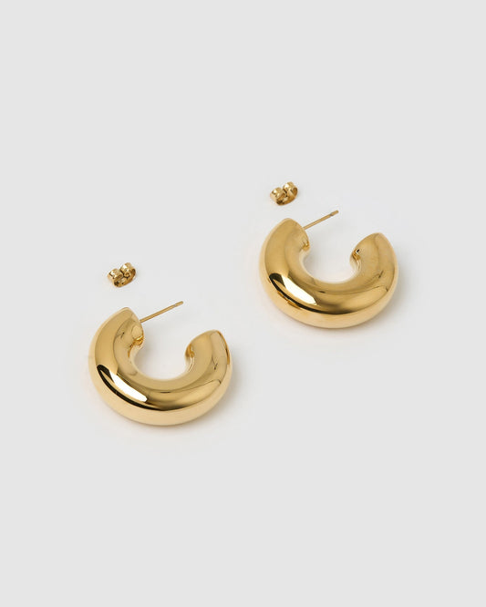 Bella Gold Hoop Earrings