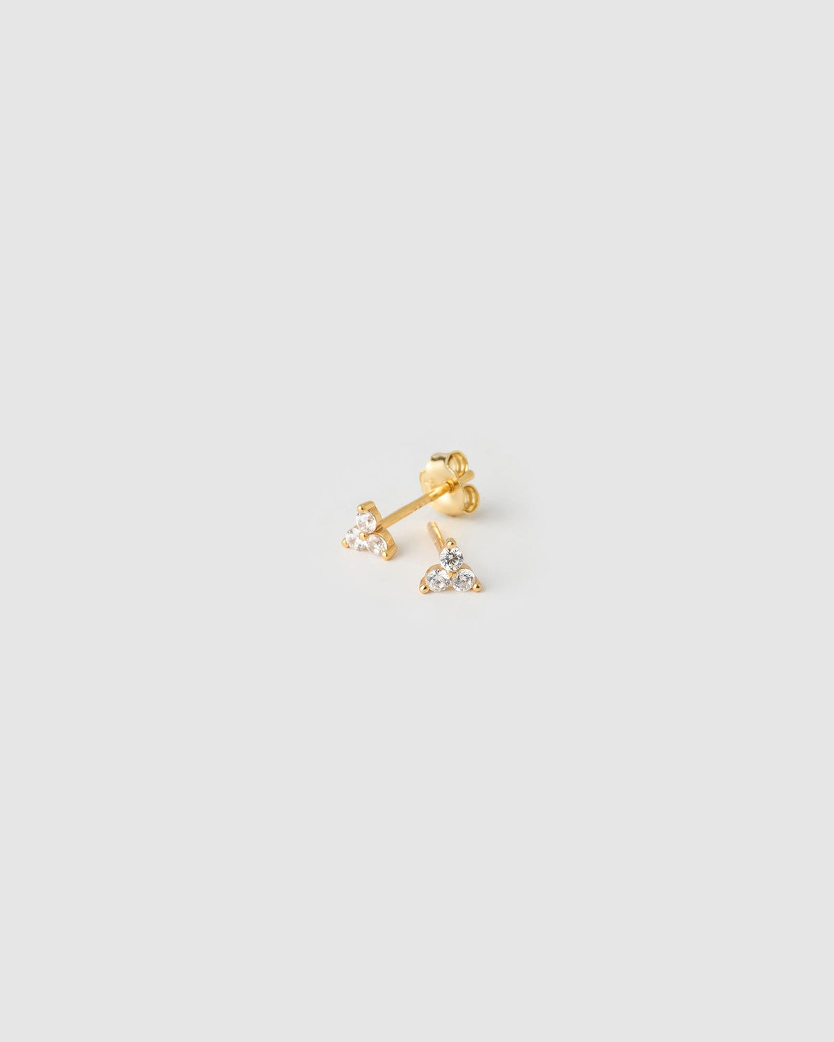 Cassia Stud Earrings - Stone