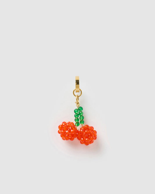Cherry Beaded Charm