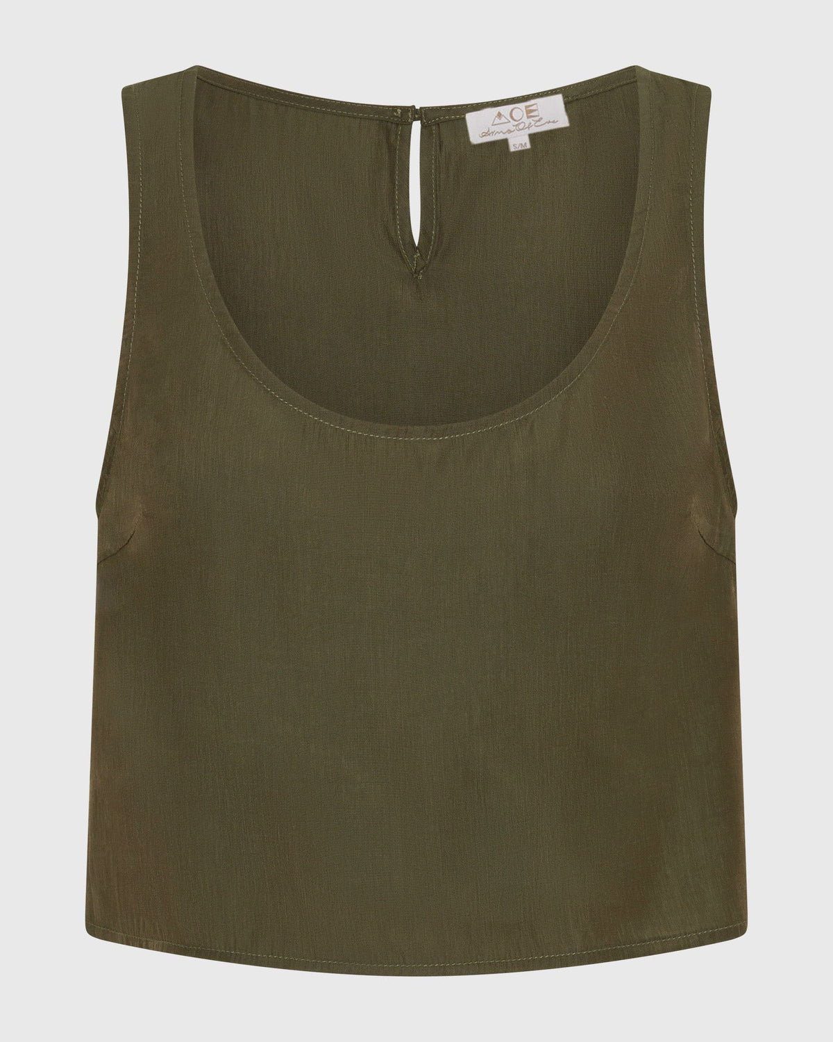 Dallas Crop Top - Khaki