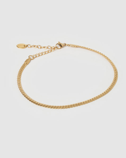 Dominique Gold Anklet