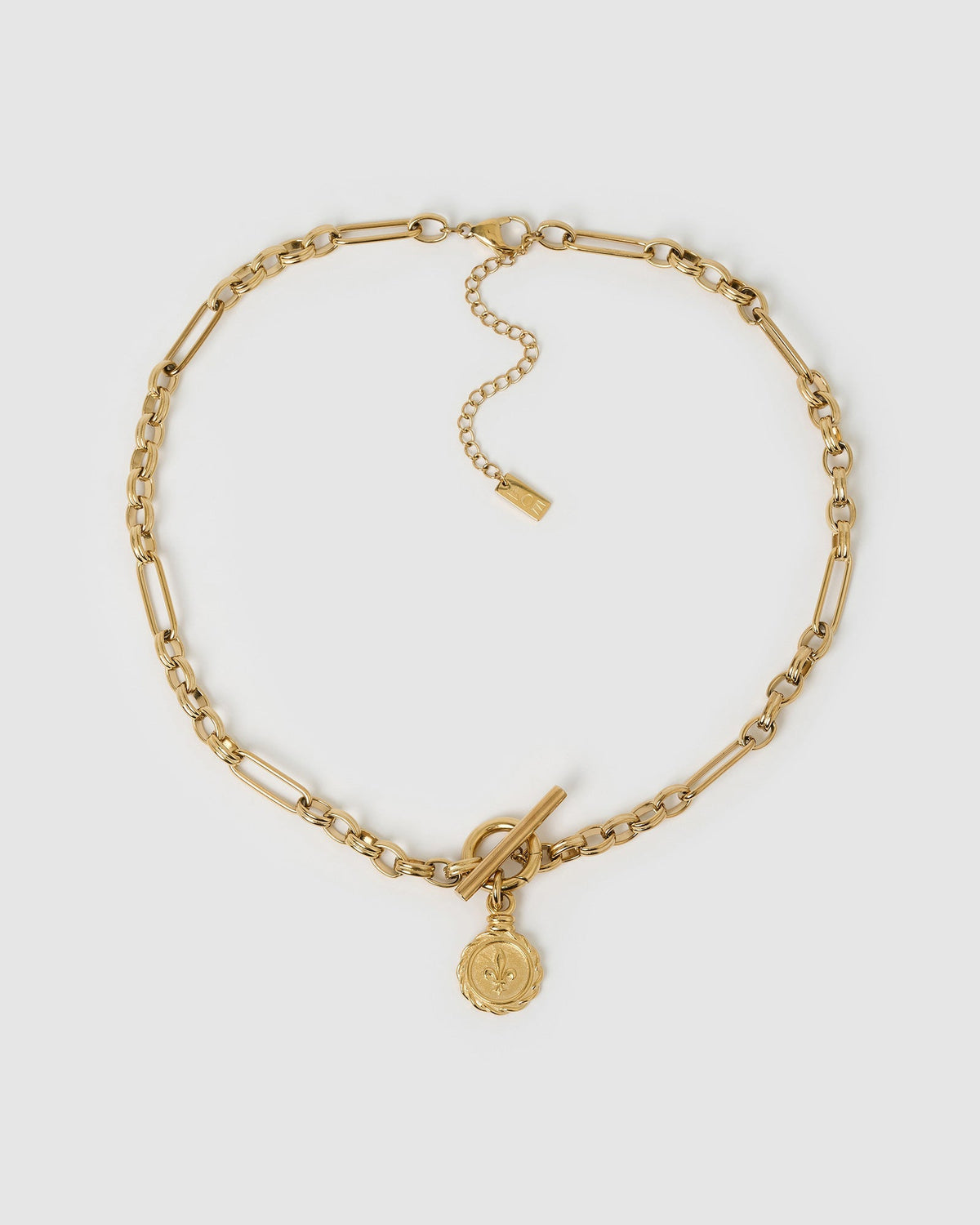 Fleur De Lis Gold Necklace