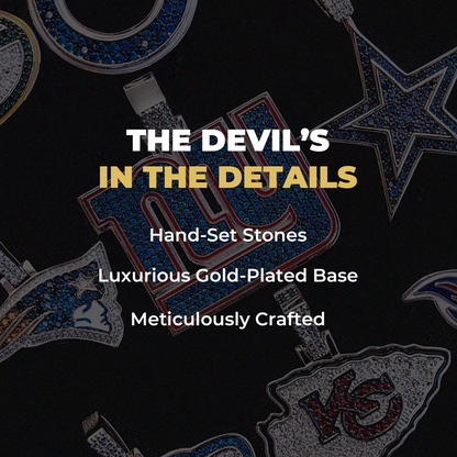 Detroit Lions Micro Logo Pendant