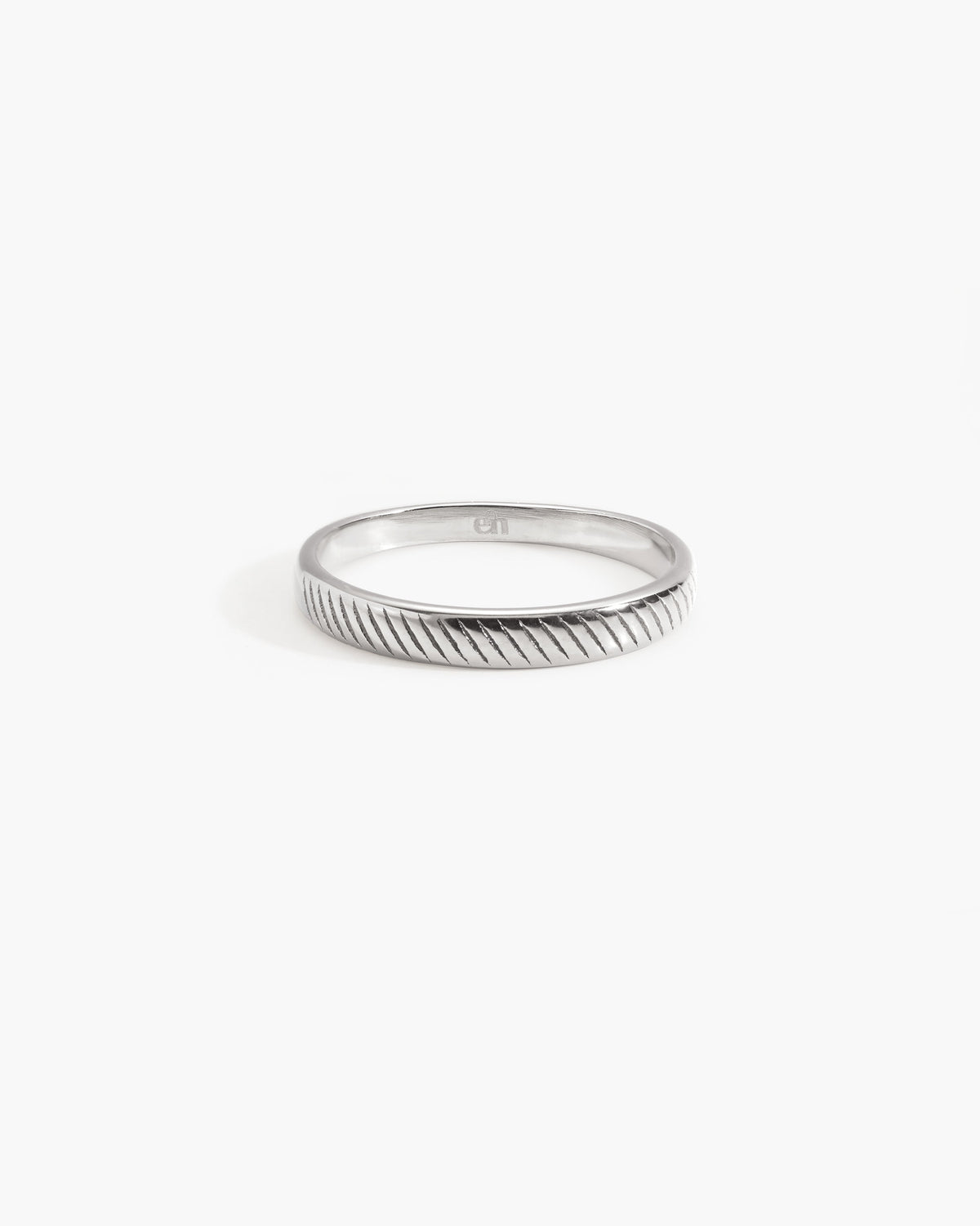 Silver Twill Ring