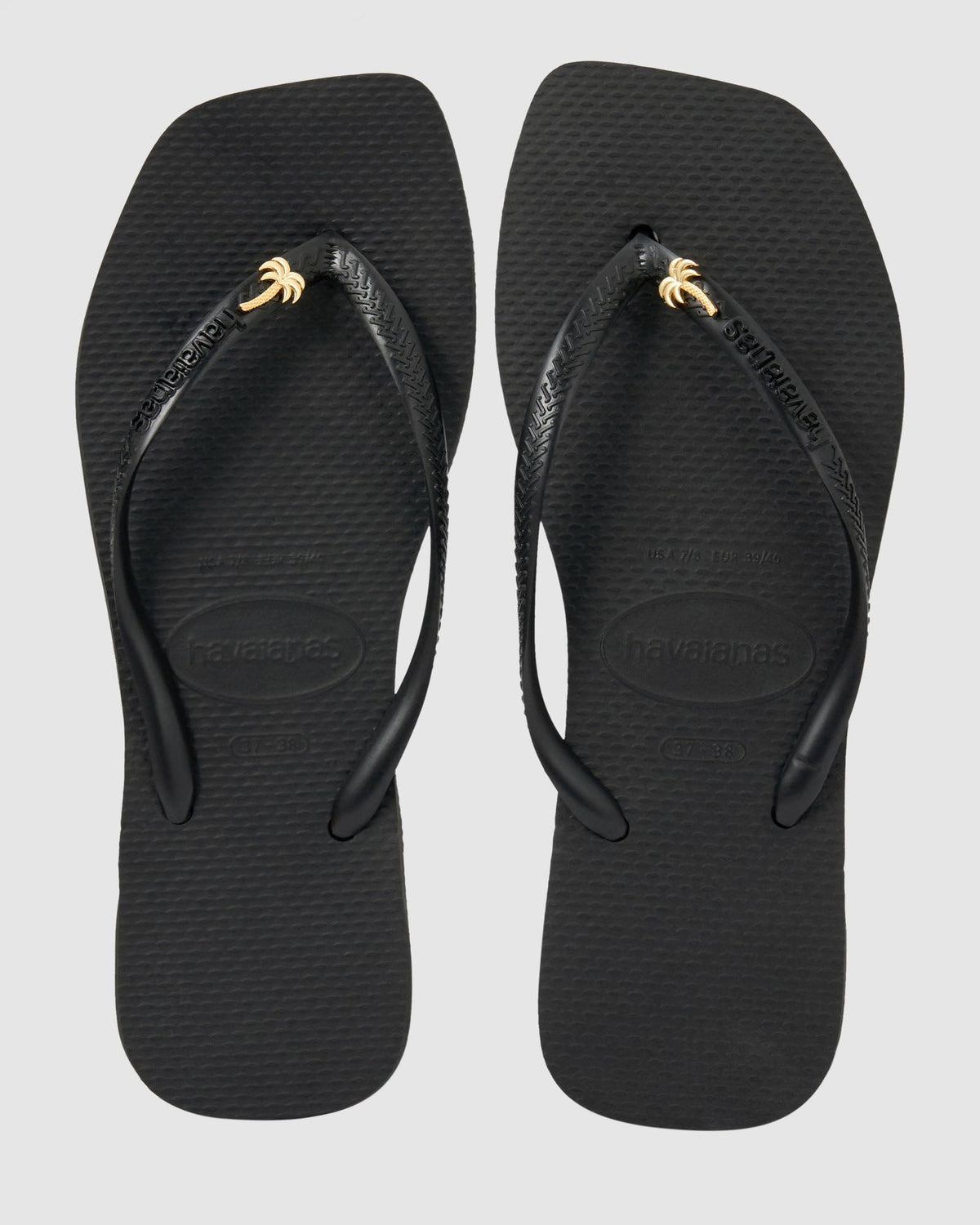Havaianas Square Toe Palm Tree - Black