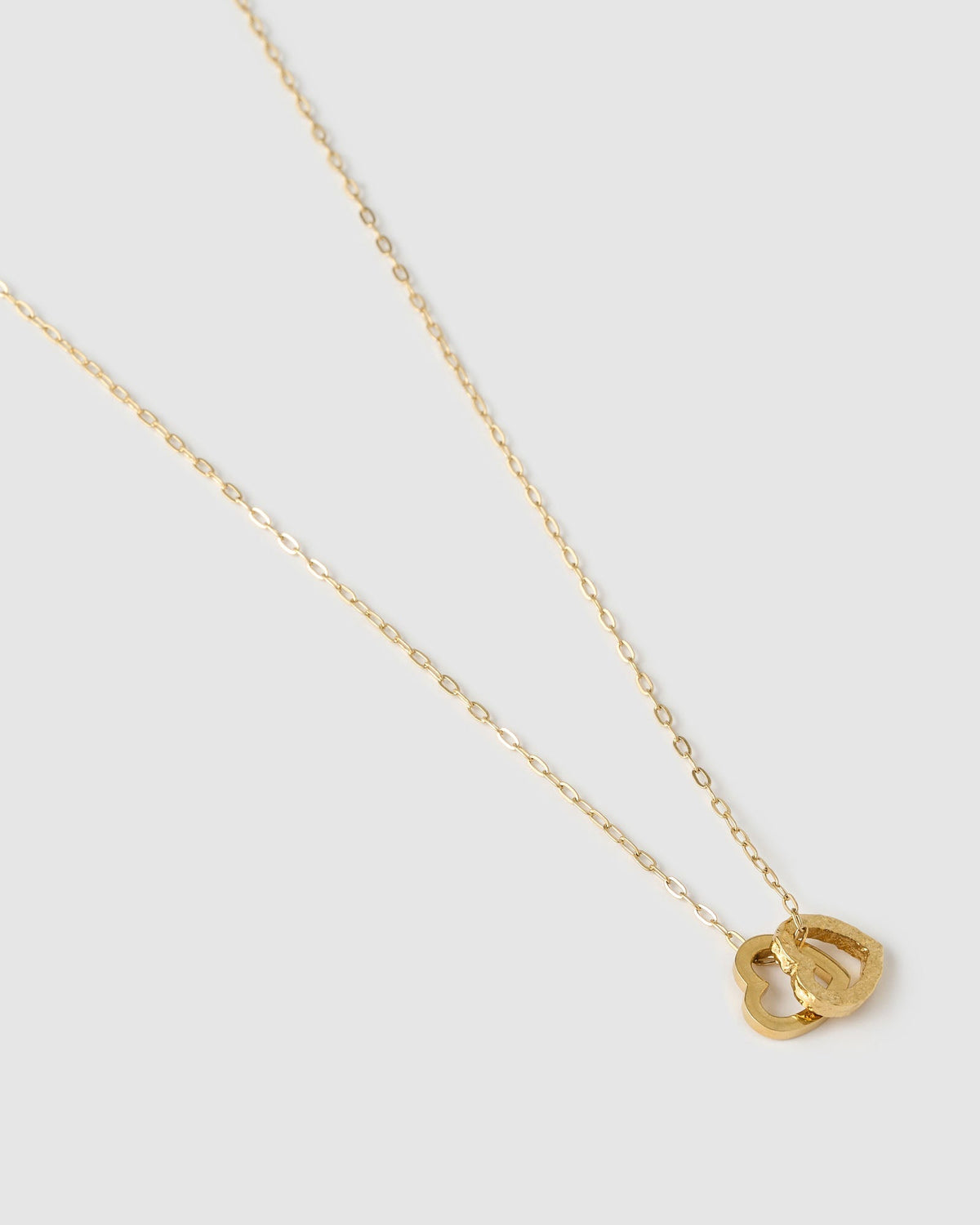 Heart To Heart Necklace - Crushed