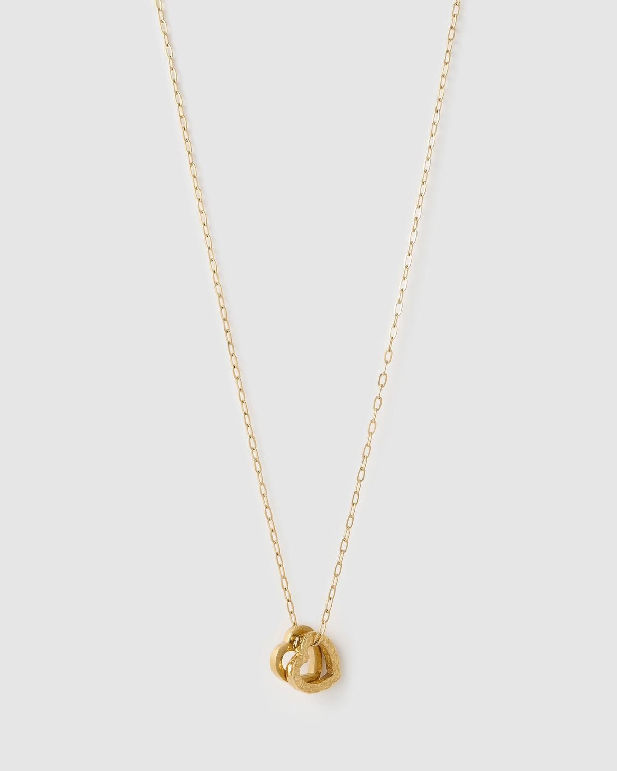 Heart To Heart Necklace - Crushed