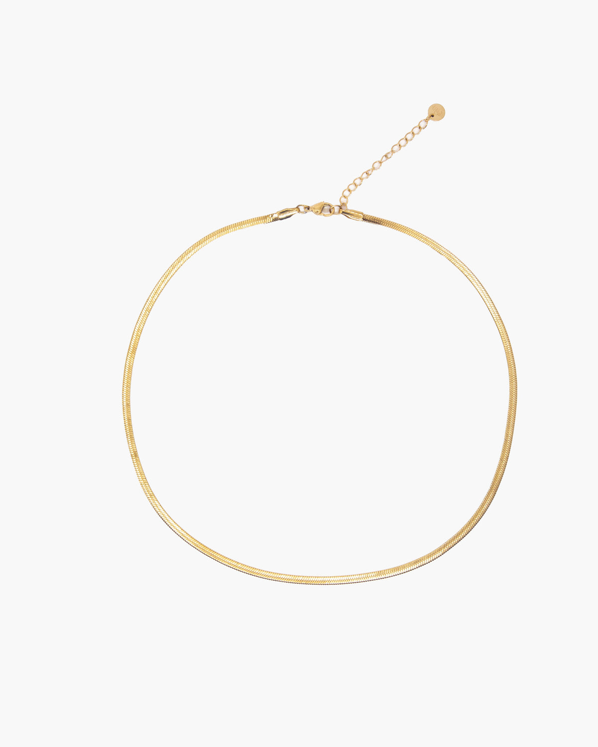 3mm Herringbone Chain Necklace